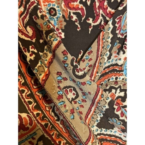 Lauren Ralph Lauren Dress Women Medium Colorful Paisley Sleeveless Stretch - Picture 3 of 8